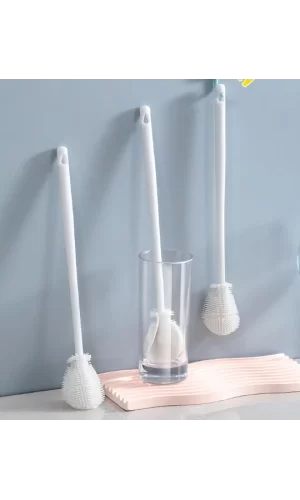 Kavanoz ve Biberon Yıkama Fırçası Silikon