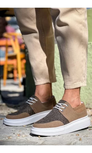 KB-042  Kuback  Bağcıklı Taba Günlük Erkek Ayakkabı