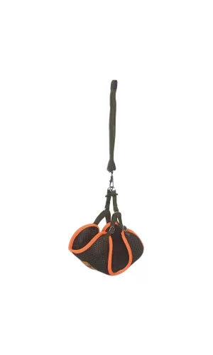 Kedi Köpek Havalı Göğüs Tasma Seti Small 32-40 cm + 130 cm Haki Turuncu