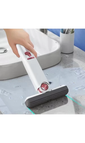 Kendinden Sıkmalı Mini Mop Cam Fayans  Mini Temizlik Mopu