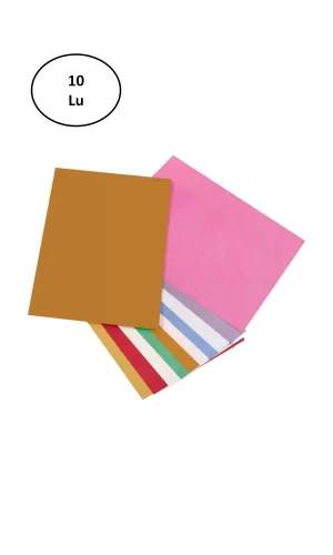 Keskin Color 35x50 Sedefli Fon Kartonu 10 Lu Karışık Renk