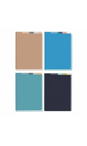 Keskin Color Zoom 20x28 Cm Sert Kapak Dikişli Defter Çizgili 160 Yp