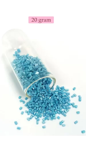 Kesme Cam Boncuk 2mm - 20 Gram - Camgöbeği Mavi -BNC347