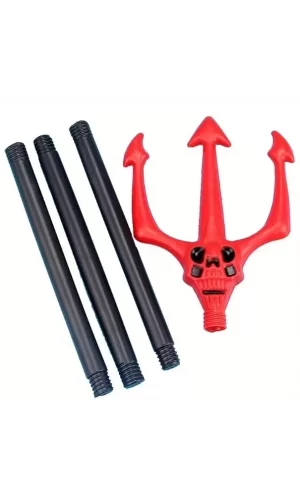 Kırmızı Renk Halloween Cadılar Bayramı Çatal 107 Cm