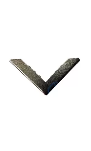 Kitap, Kapak, Menü, Albüm Köşesi, Büyük - 23x40mm, Nikel, 10 Adet