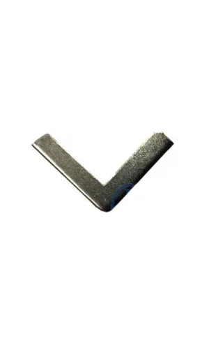 Kitap, Kapak, Menü, Albüm Köşesi, Orta - 18x32mm, Nikel, 20 Adet