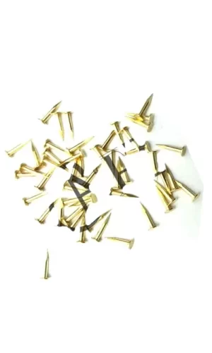Klips, Menteşe, Ayağı Çivisi 7mm Çelik - Sarı 100gr