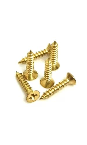 Klips, Menteşe, Ayak, Ağaç, Sunta Vidası 3x13 Mm - Sarı 100 Adet