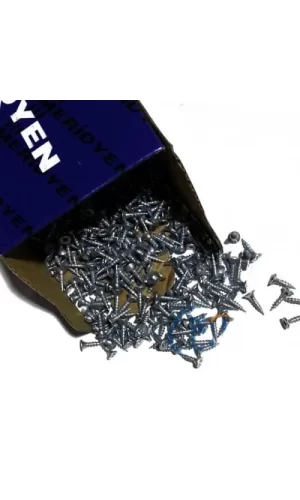 Klips, Menteşe, Ayak, Ağaç, Sunta Vidası - 3x13mm, 100 Adet