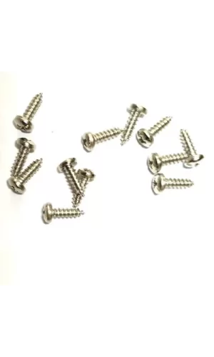 Klips, Menteşe, Ayak, Ysb Sac Vidası - 2,9x9,5mm Nikel, 1000 Adet