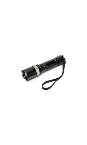 Km-110 Profesyonel Şarjlı El Feneri Ledli+flashlight+zoom Özellikli  Aparatlı 6 Parça Full Set