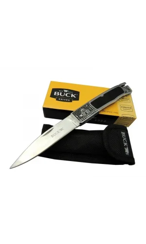 Knives Bk-001brv Kamp Çakı 23 Cm - Metal İşlemeli Sap, Kılıflı