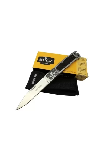 Knives Bk-001brv Kamp Çakı 23 Cm - Metal Kauçuk İşlemeli Sap, Kılıflı