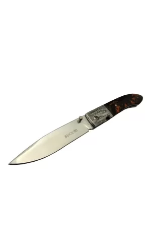 Knives Bk-011bk Kamp Çakı 23 Cm - Kahverengi Sedef Sap, Kılıflı, Kutulu