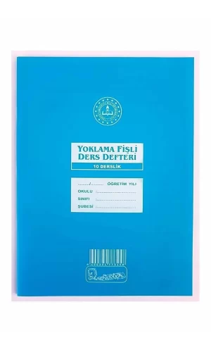 Kocaoluk Yoklama Fişli Ders Defteri 10 Derslik