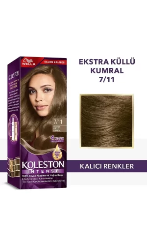 Koleston Intense Saç Boyası 7/11 Ekstra Küllü Kumral - Salon Kalitesi