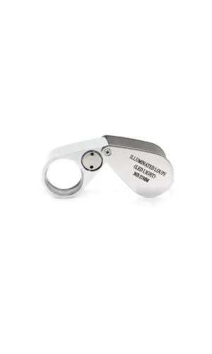 Kontrol, Için Özel Kutulu Metal Işıklı Lup 30x21