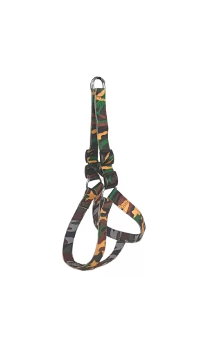 Köpek Göğüs Tasma Seti Dokuma 3 cm*70-90 cm Kamuflaj