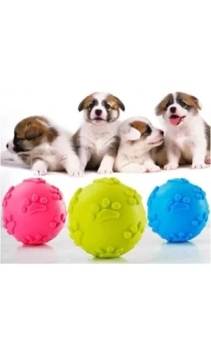Köpek Isırma Topu Pati Desenli