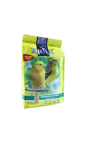 Krax Vitaminli Kanarya Kuş Yemi 400 Gr