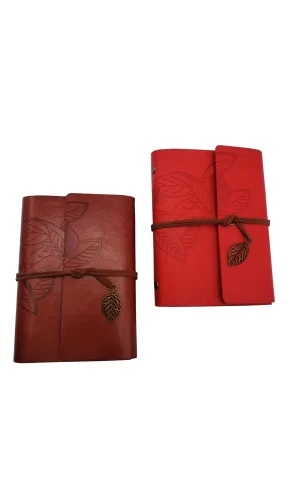 Küçük Boy Retro Deri Defter