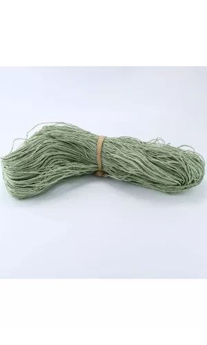 Küf Yeşili Renk Çile Kağıt İp Çanta Ipi Supla Ipi  No:49 - (550-600 gr)