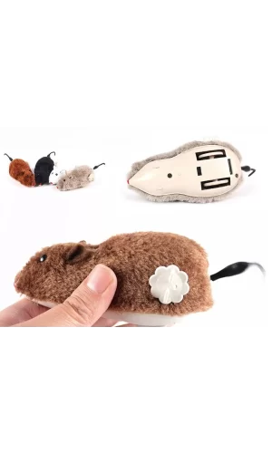 Kurmalı Fare Kedi Eğitim Oyuncağı