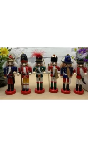 KURŞUN ASKER AHŞAP DEKORATİF EŞYA 6LI SET 13CM
