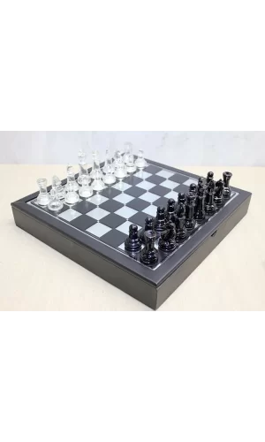 Kutulu Cam Satranç Seti Alk3531