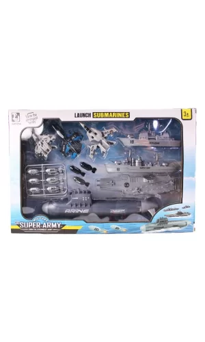 Kzl-t074 Denizaltılı Savaş Oyun Seti -kızılkaya Oyuncak