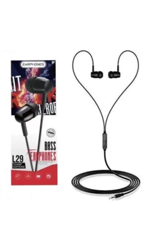 L29 Platoon Bass Earphones Kulaklık Siyah