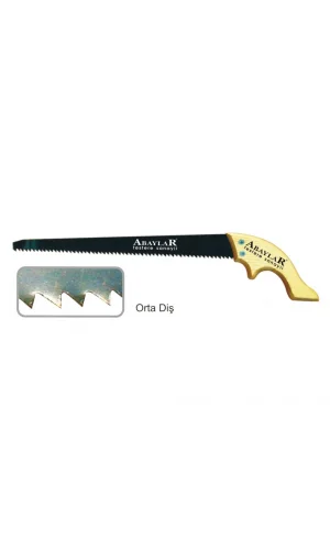 Lar Orta Diş Bağ Testere 35 Cm - Ahşap Sap