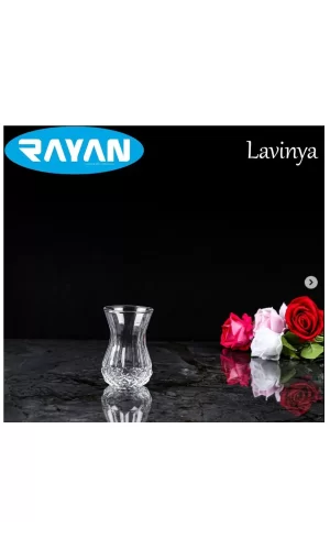 Lavinya 6lı Kesme Çay Bardağı Royaleks-82632