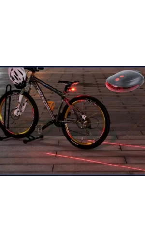 Lazer Güvenlik Şeritli Bisiklet Stop Lambası