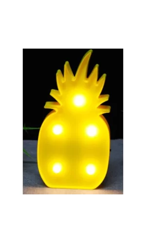 Led Işıklı Ananas Gece Lambası