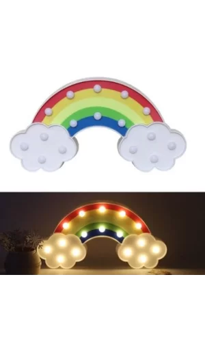 Led Işıklı Gökkuşağı Gece Lambası