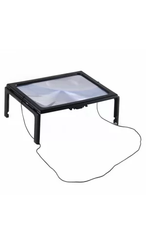 Led Işıklı Kitap  Okuma Büyüteç