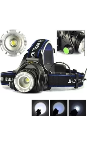 Led Kafa Feneri 2000lm Xm-l T6 2000 Lumens 3 Modlu
