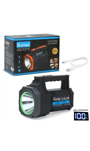 Led Şarjlı El Feneri 25w  Wt-417