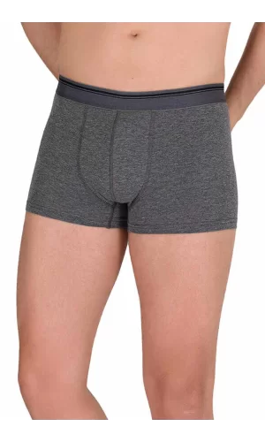 Likralı Erkek Boxer Şort Füme 1097B