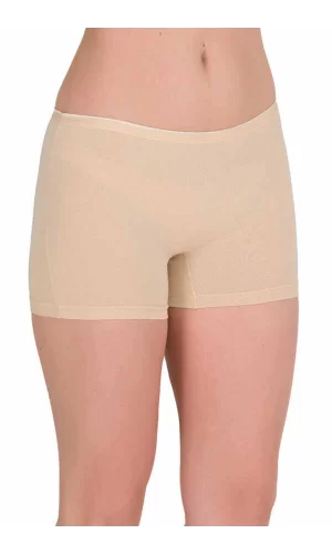 Likralı Kadın Boxer Ten 2101B