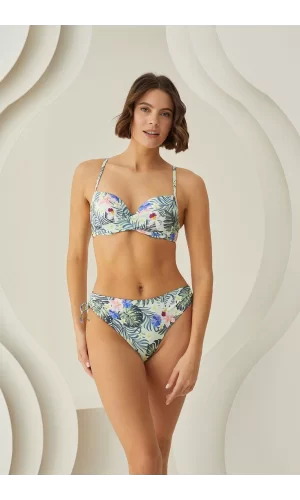 Luz&Pos Arias Closet Çiçek Desenli Kaplı Bikini Takımı