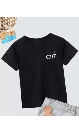 Luz&Pos Erkek Çocuk Baskılı T-shirt - Siyah