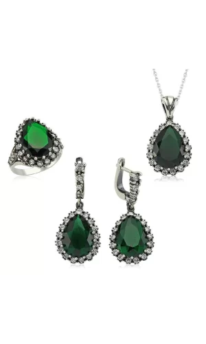 Luz&Pos Gümüş Hürrem Sultan Bayan Set
