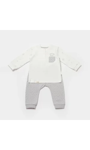 Luz&Pos Koala Jungle 2li Bebek Takım  Gri