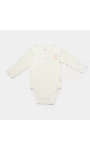 Luz&Pos Koala Jungle Uzun Kol Bebek Body  Pembe