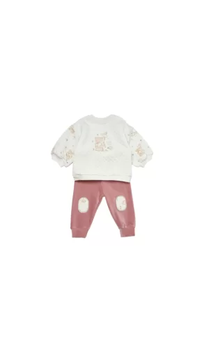 Luz&Pos Little Deer 2li Bebek Takım Mint