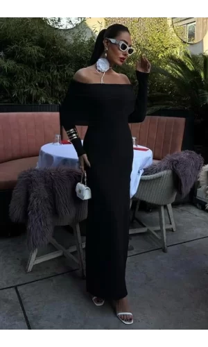 Madonna Yaka Premimum Elbise 2828