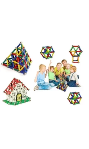 Magnastix 148 Parça Manyetik Lego Seti