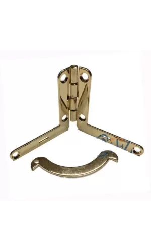 Makaslı Menteşe - 16x36x76mm, Gold, 100 Adet